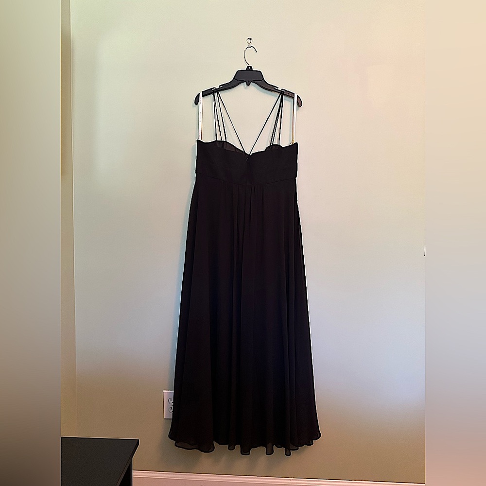 EUC David’s Bridal formal dress with beading below the bust line. - Picture 2 of 4